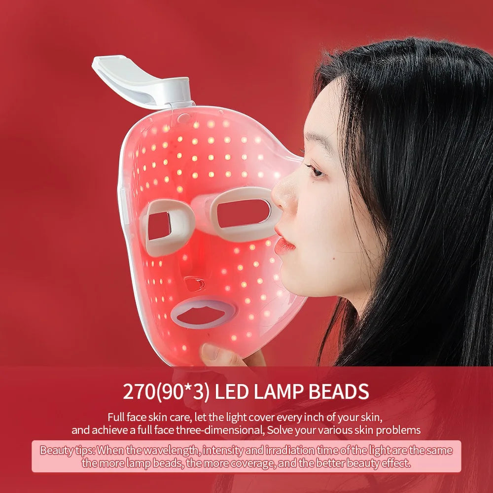 LED mask with 270 lamp beads